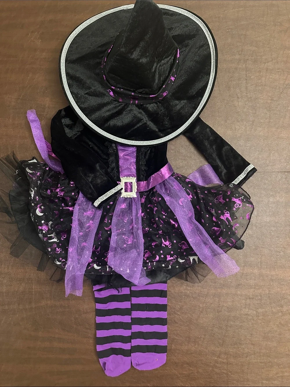 Spirit Purple and Black Fancy Witch Toddler Costume